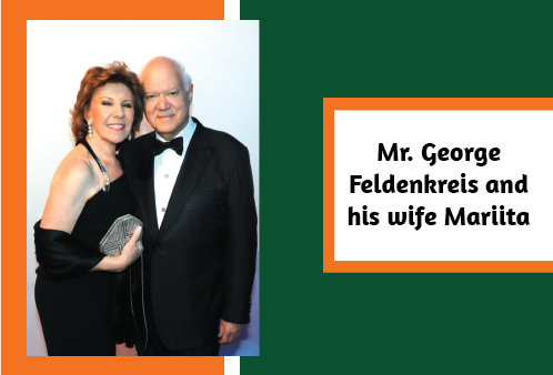 Mr. George Feldenkreis and his wife Mariita.
