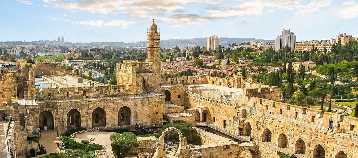 This is a stock photo. The Tower of David in Jerusalem.